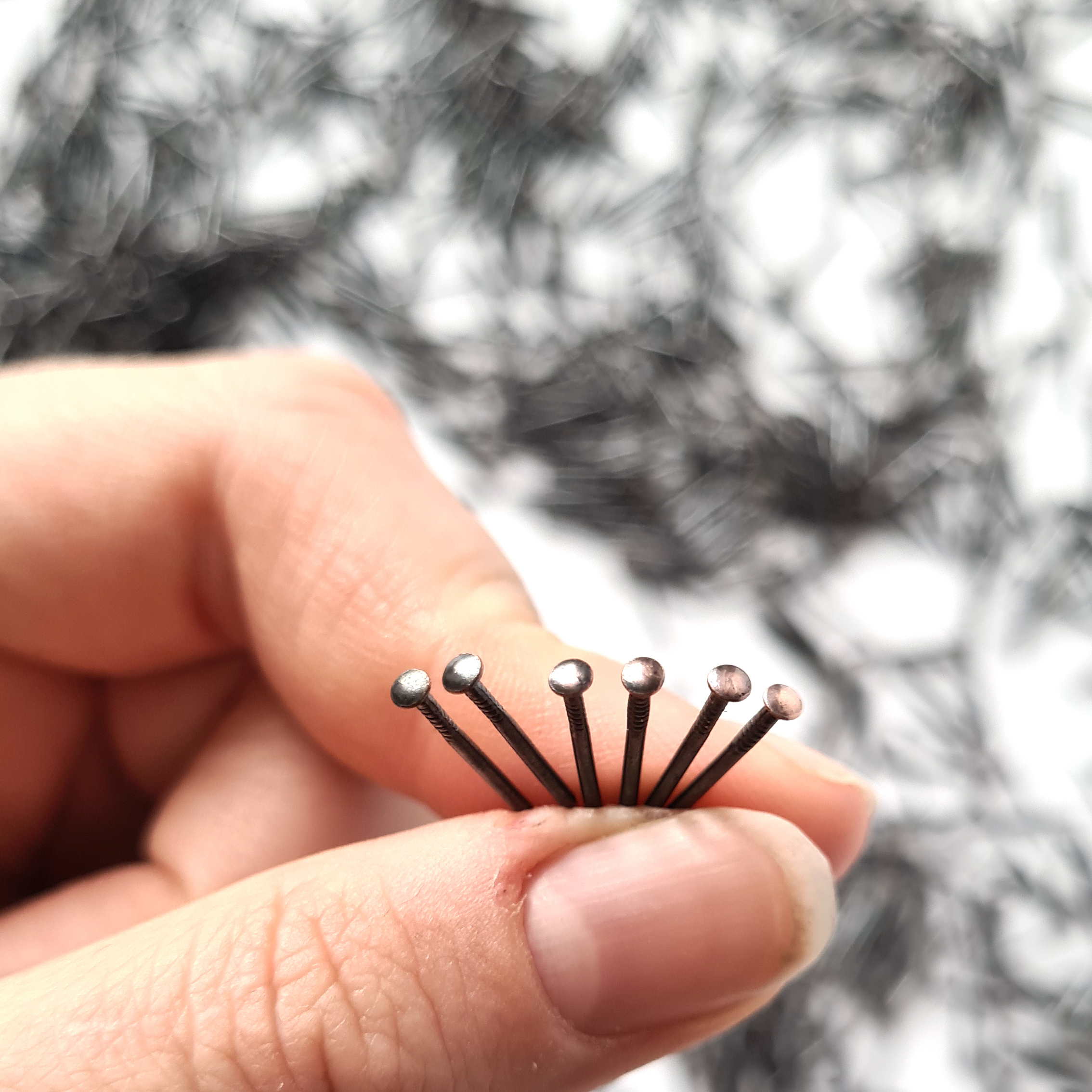 300pcs Vintage Antique Old Copper Patina Escutcheon Pins Nails - Image 2