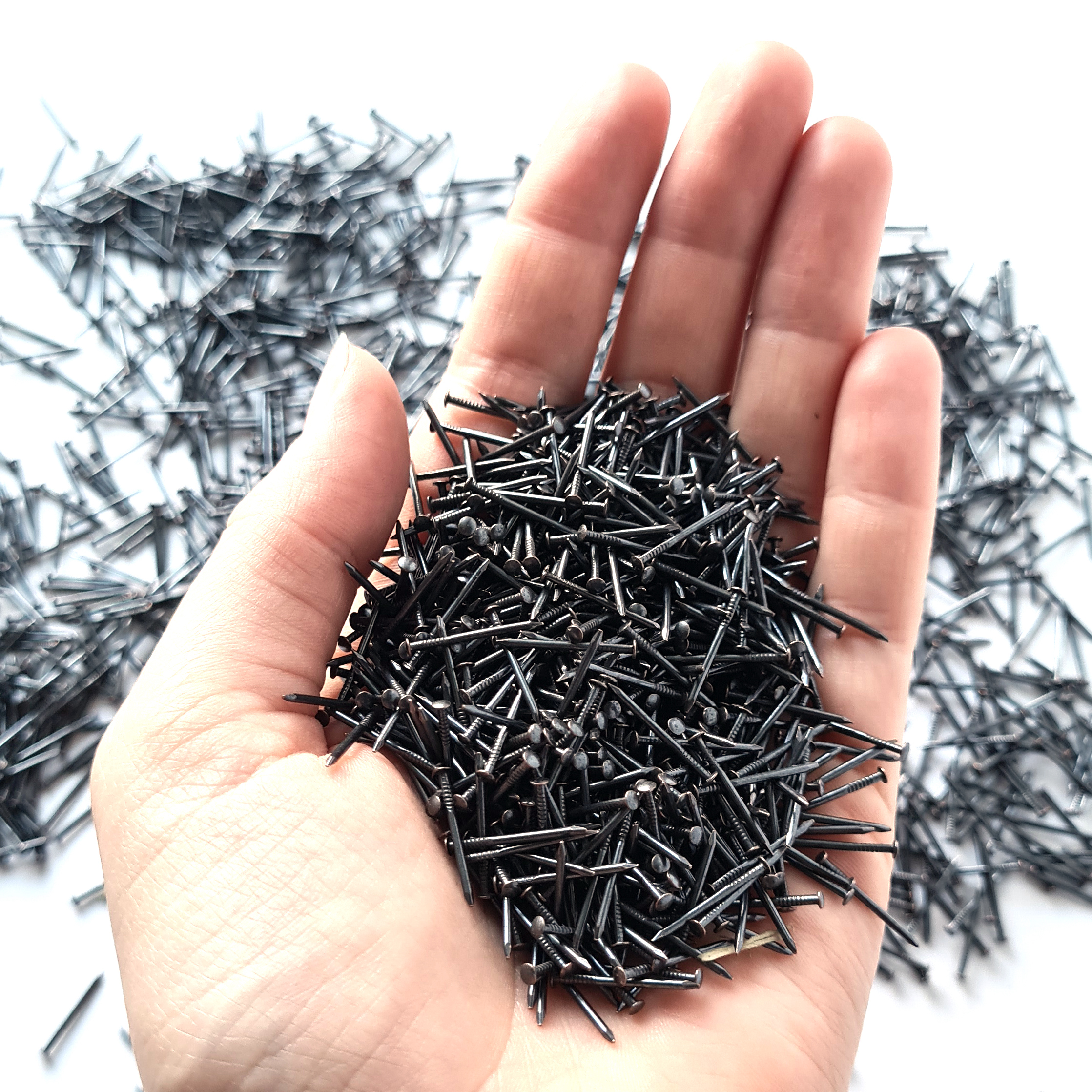 300pcs Vintage Antique Old Copper Patina Escutcheon Pins Nails - Image 3