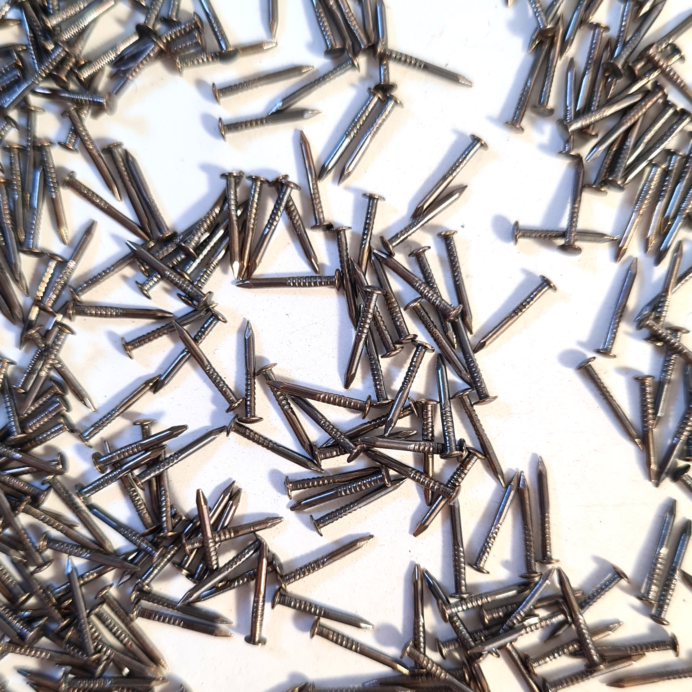 300pcs Antique Patina Old Brass Look Escutcheon Pins - Image 7